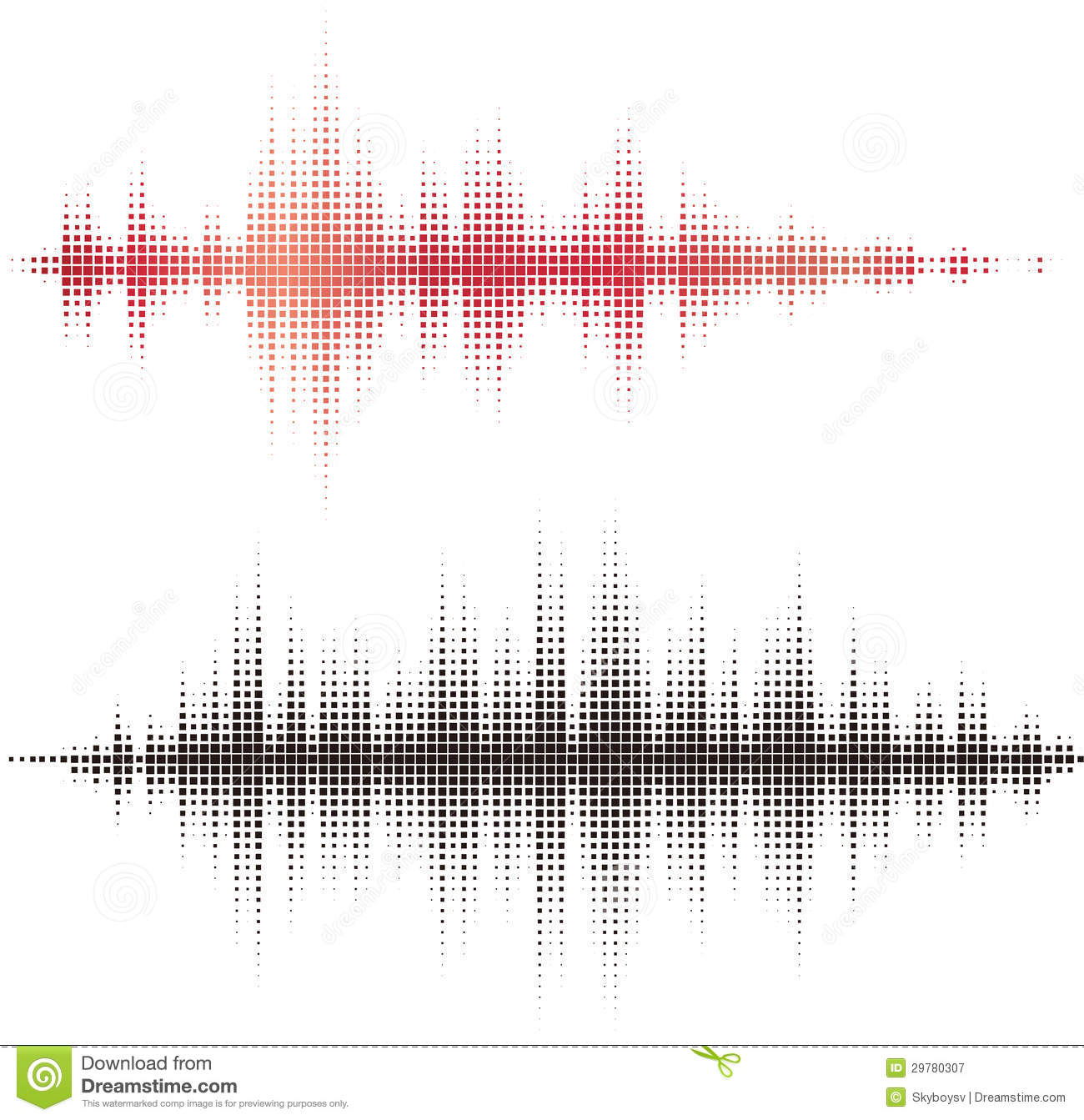 Vector Sound Waves Music