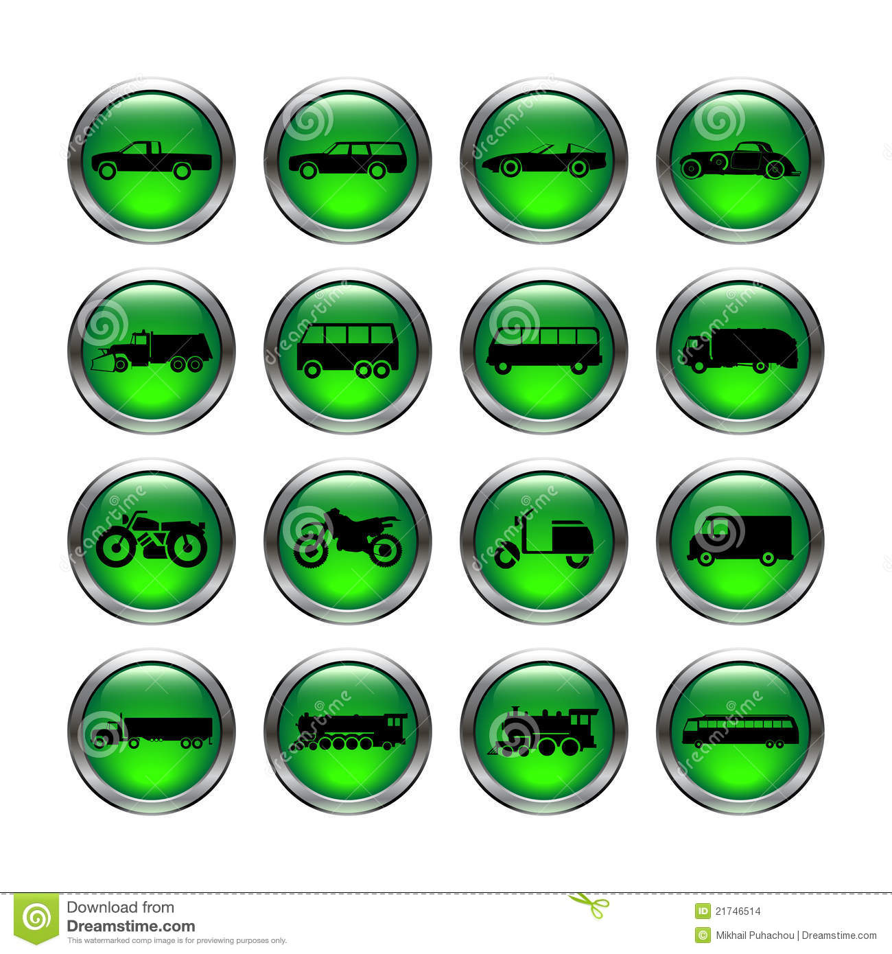 Vehicle Vector Pictogram