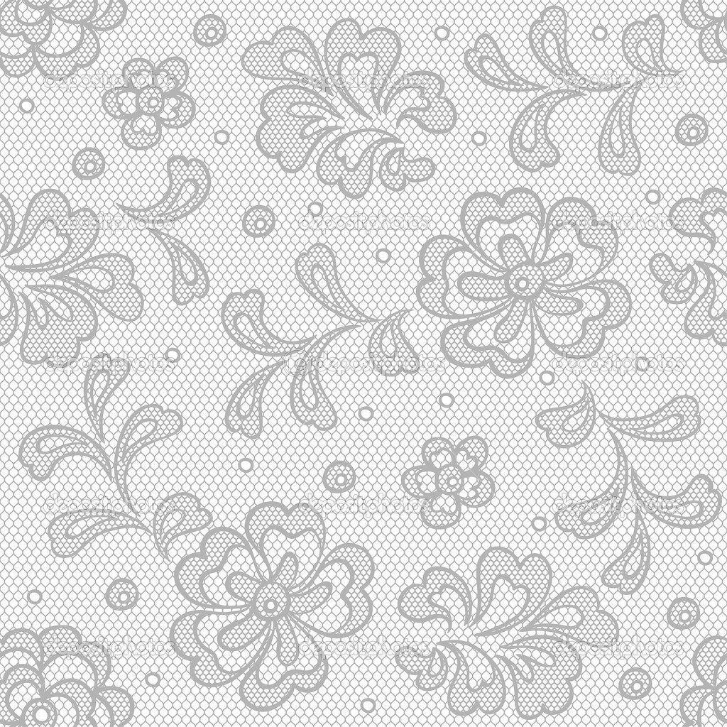 Vintage Flower Background Seamless Vector Lace Pattern Vintage Flower Background Seamless Vector Lace Pattern