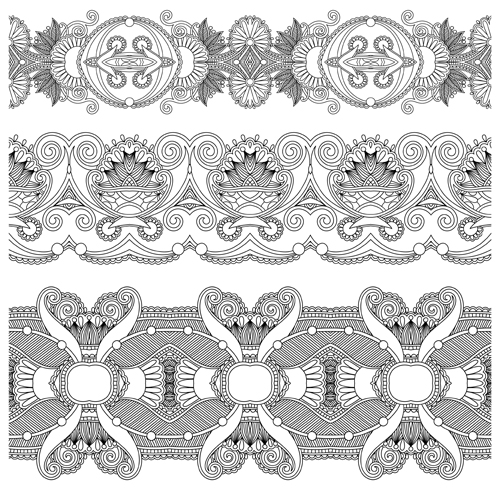 Vintage Lace Border Vector