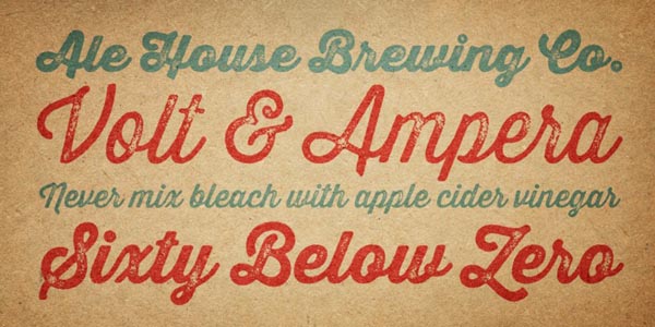 Vintage Script Font Vintage Script Font