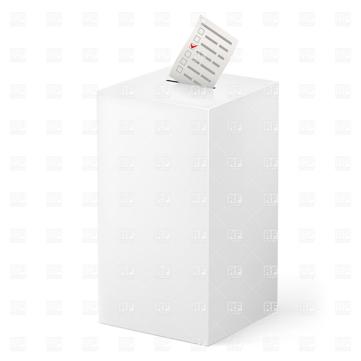 Voting Ballot Box Clip Art