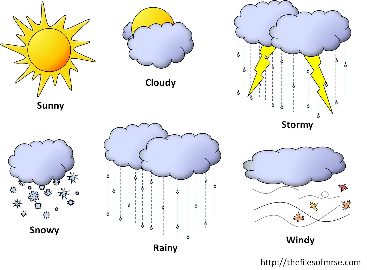Weather Clip Art for Kids