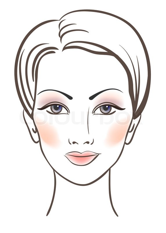 Woman Face with Makeup