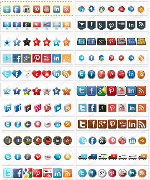 WordPress Social Media Icons
