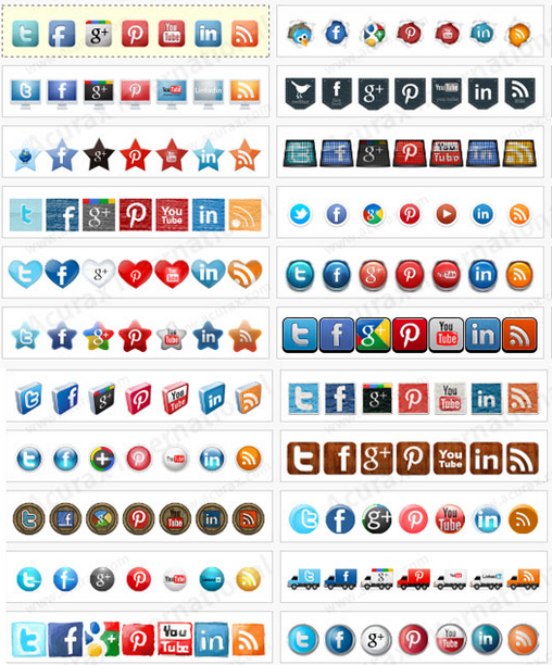 WordPress Social Media Icons WordPress Social Media Icons