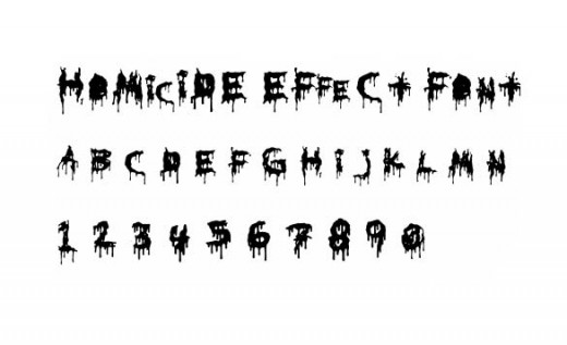 13 Flatbush Zombie Font Images