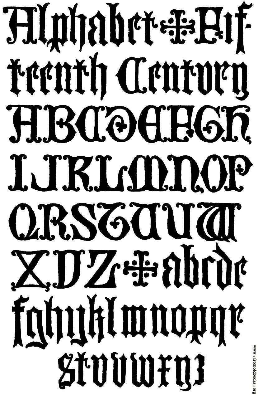 15th Century Gothic Letters 15th Century Gothic Letters