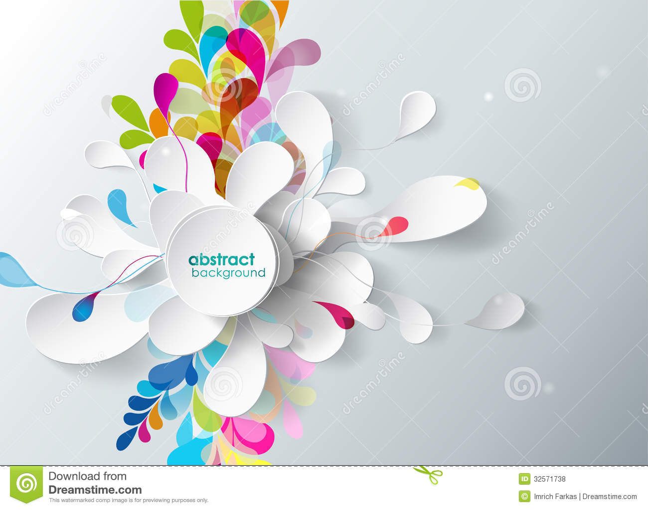 Abstract Flower Vector Art