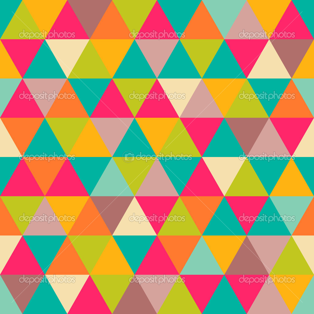 Abstract Geometric Patterns Triangles