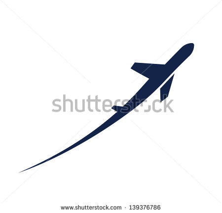Airplane Symbol Vector