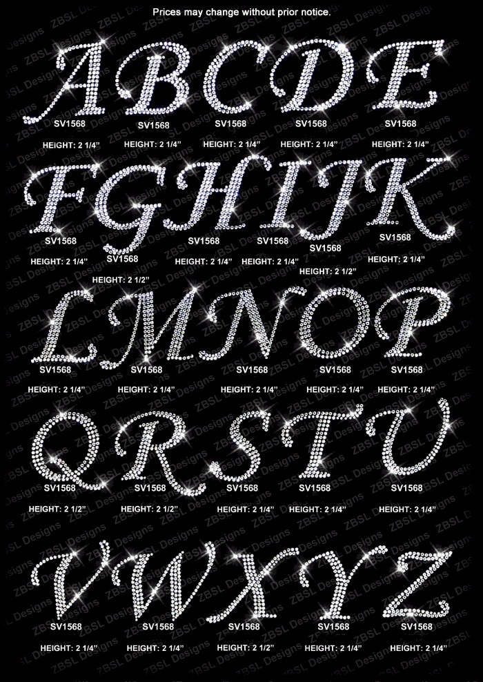 Alphabet Fonts Capital Letters