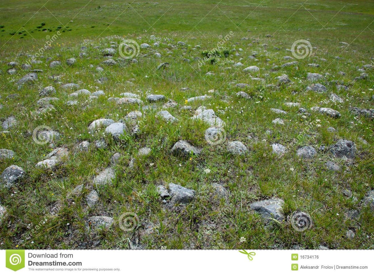 Ancient Asian Burial Mound Ancient Asian Burial Mound