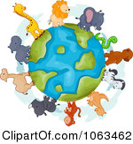 Animals around the World Clip Art