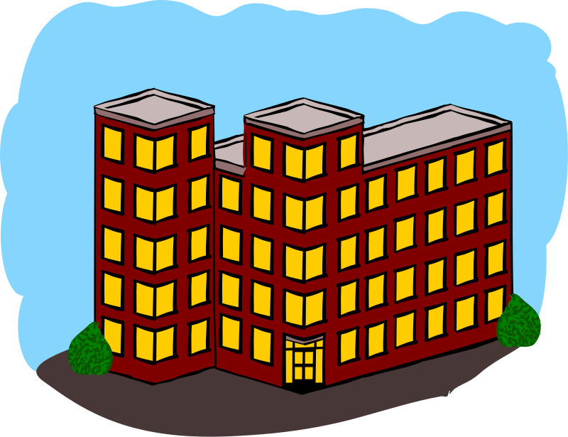 Apartment Building Clip Art Apartment Building Clip Art