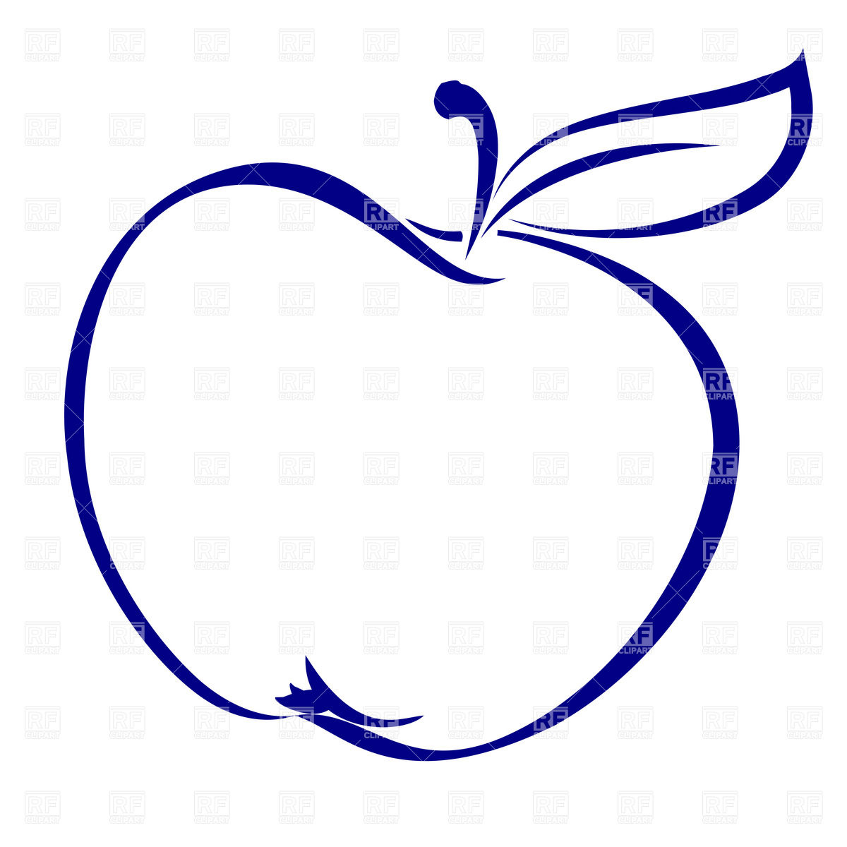Apple Shape Clip Art