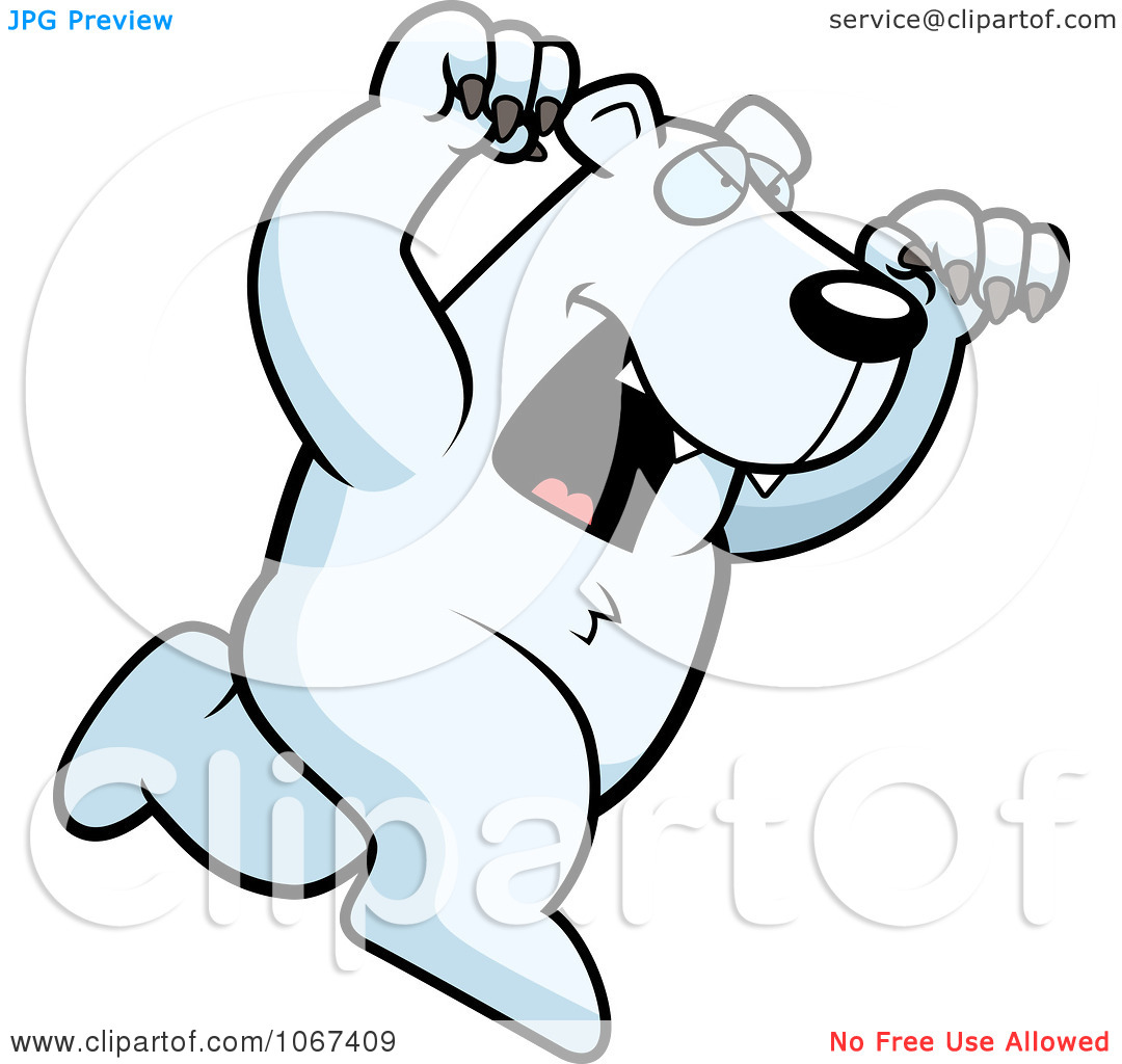 Attacking Bear Clip Art