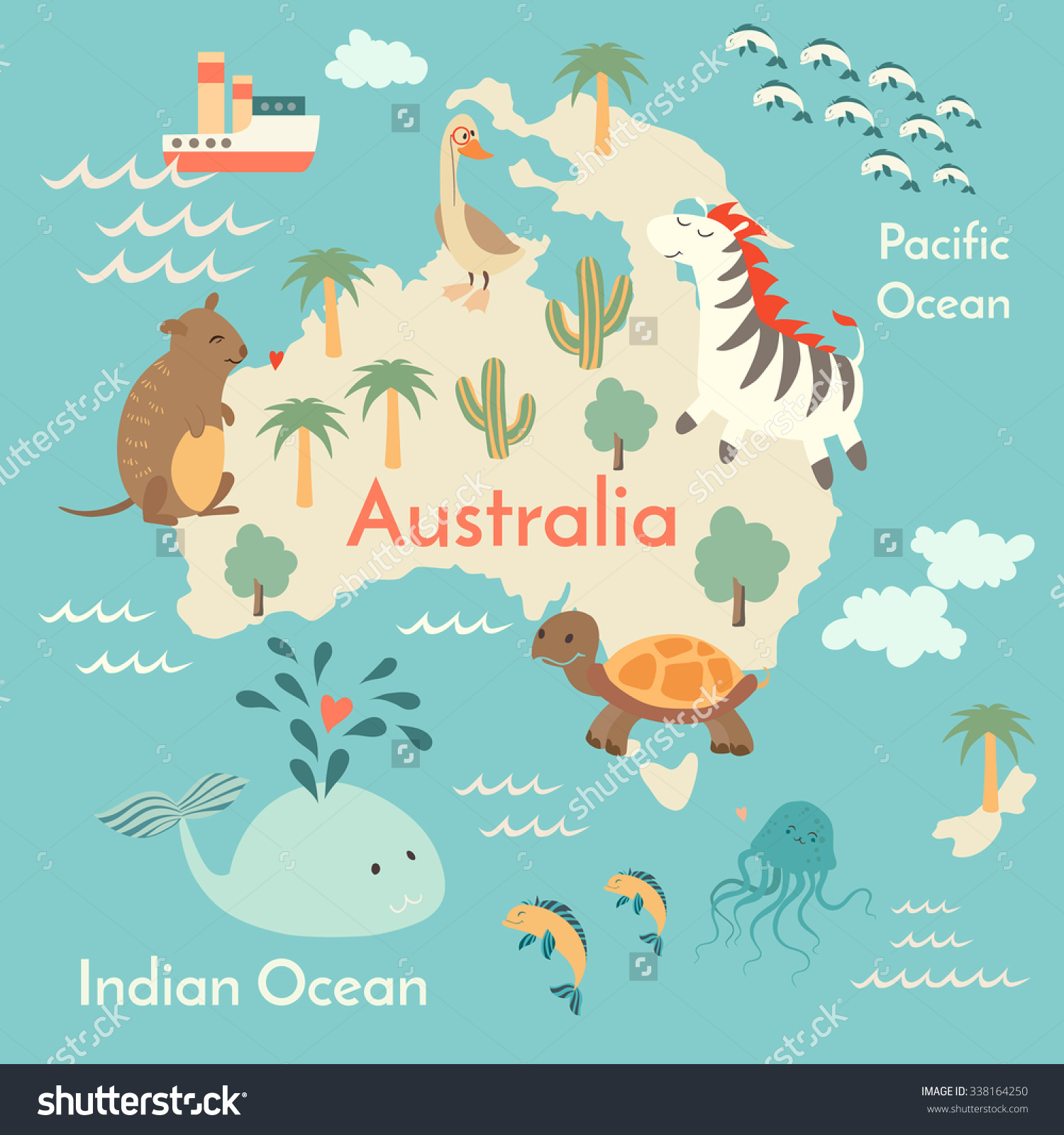 Australia Animal Map