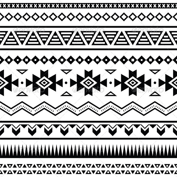 Aztec Pattern Vector Aztec Pattern Vector