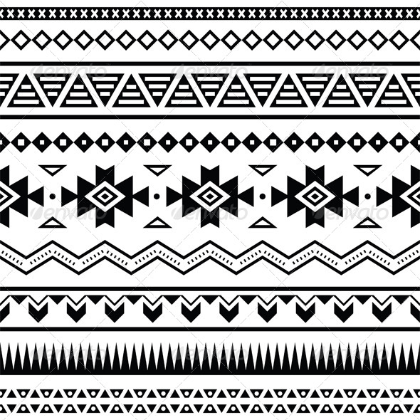 Aztec Pattern Vector