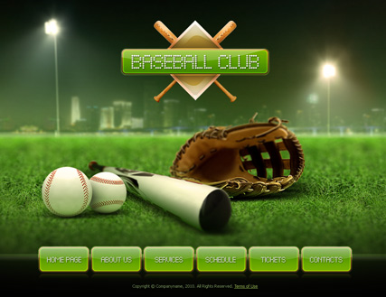 Baseball Website Templates Baseball Website Templates