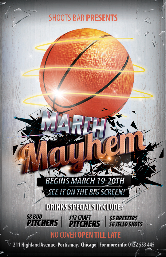 Basketball Tournament Flyer PSD Templates Free