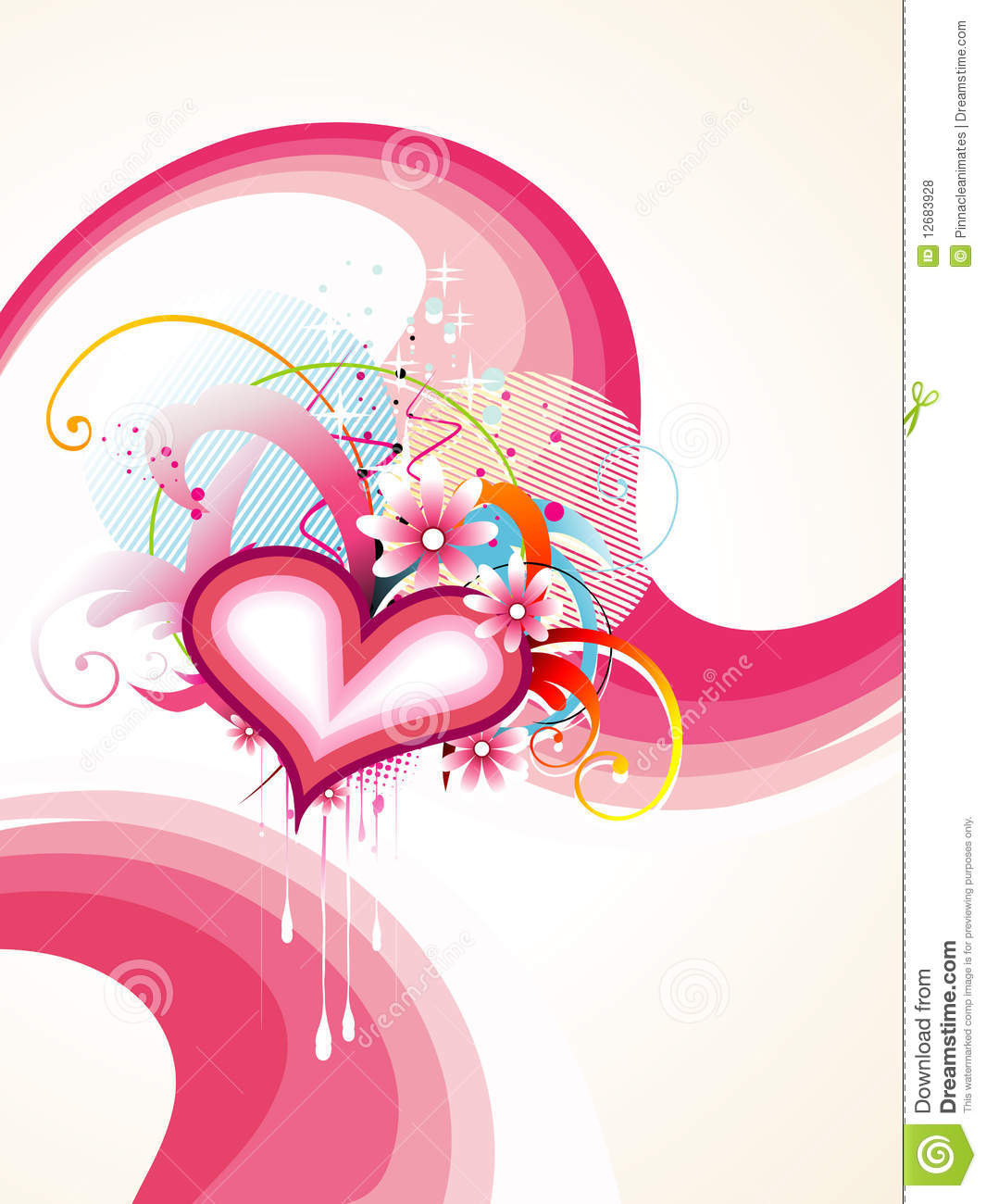 Beautiful Heart Vector