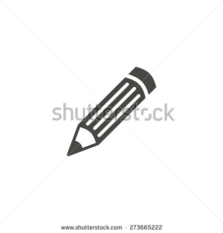 Black and White Pencil Vector