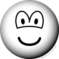 Black and White Smiley Faces Emoticons