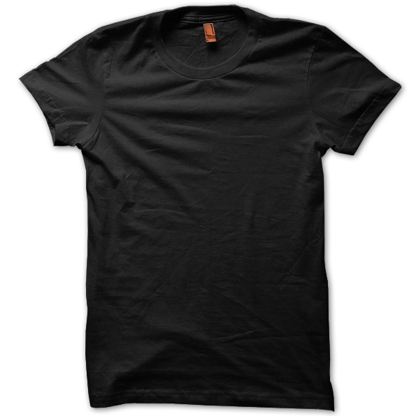 Black T-Shirt Design Template