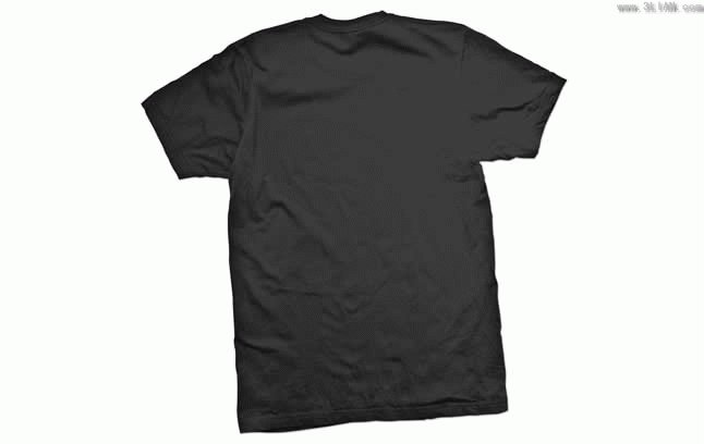 Black T-Shirt Template