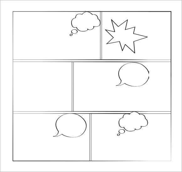 Blank Comic Book Templates