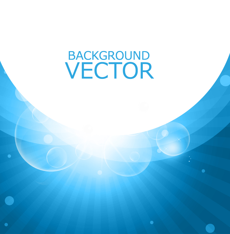 Blue Abstract Vector Free