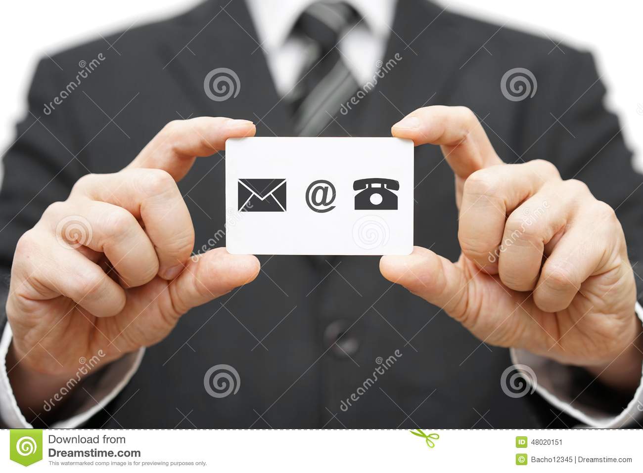 Business Card Icons Phone email