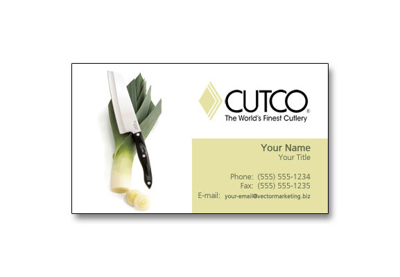 Business Cards CUTCO Vector Marketing