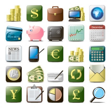 Business Icons Vector Free