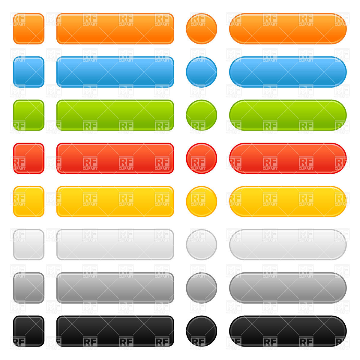 Button Templates Free Download