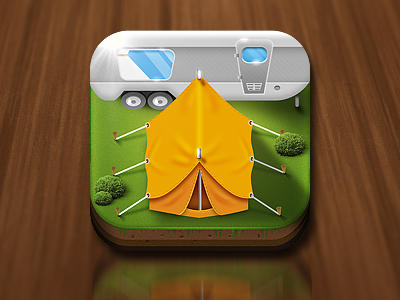 Camping App iPhone Icon