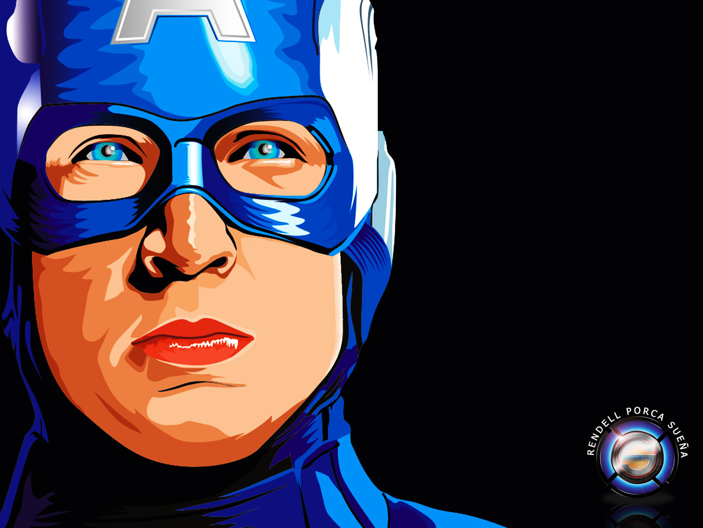 Captain America Logo Vector