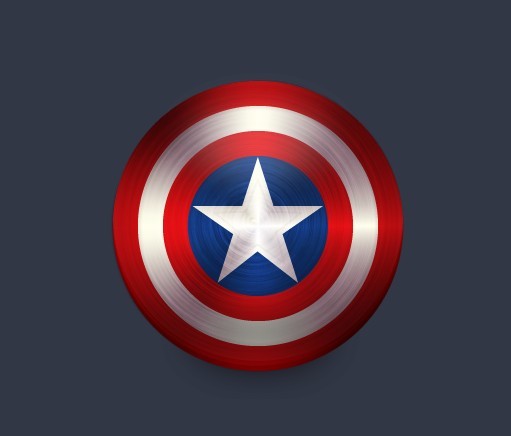 Captain America Shield Vector