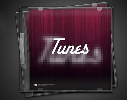 CD Jewel Case Template PSD