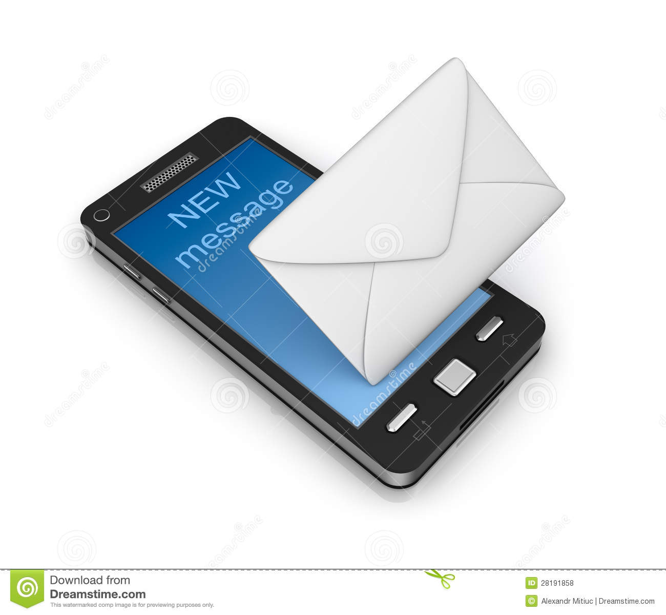 Cell Phone Email Icon