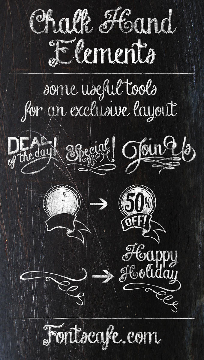 Chalk Hand Lettering Font Chalk Hand Lettering Font