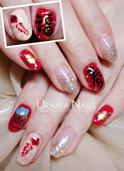 Chinese Nail Art Designs