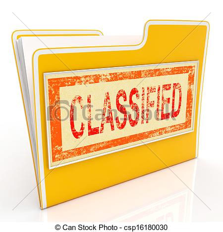 Classified Document Clip Art Free