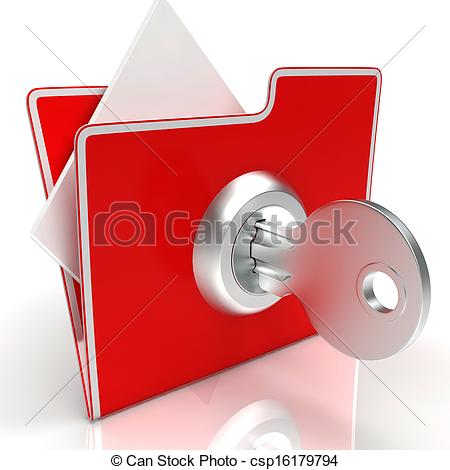 Classified File Clip Art