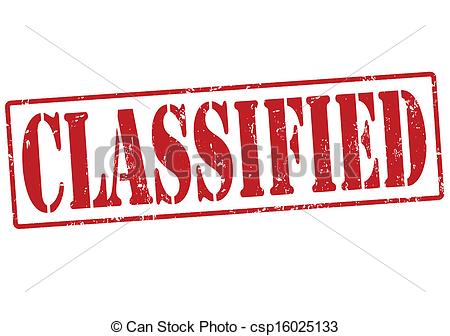 Classified Stamp Clip Art