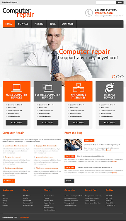 Computer Repair Flyer Template