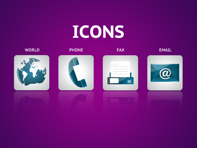 Contact Icons Vector Free