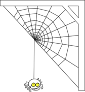 Corner Spider Web Clipart Corner Spider Web Clipart